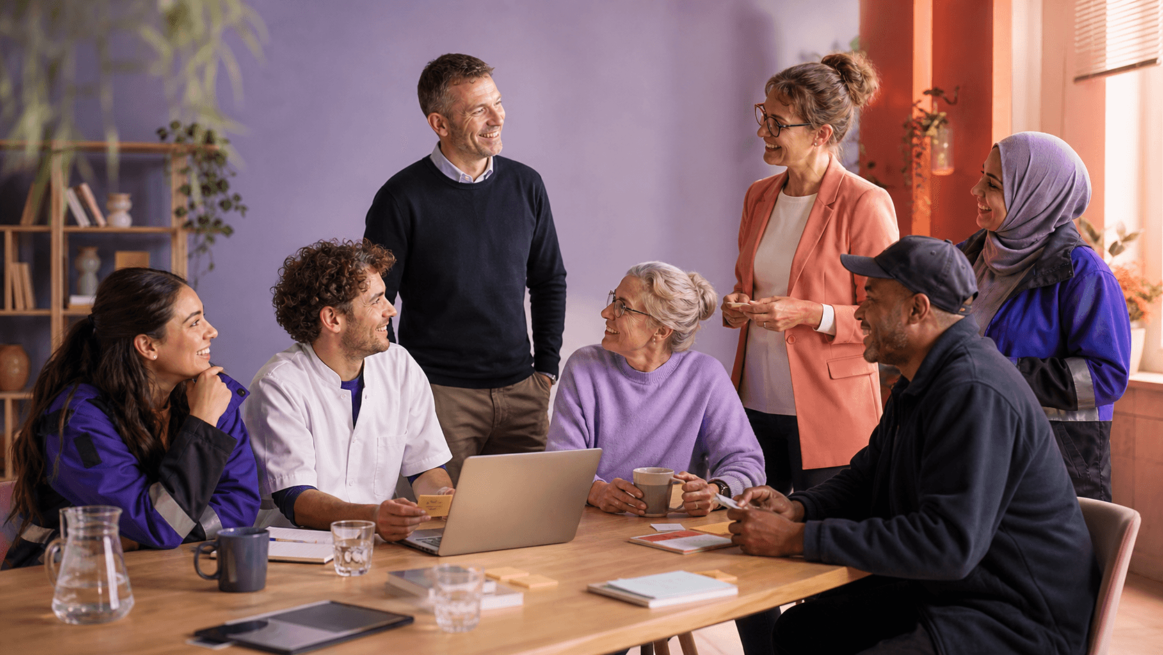 Zorgmedewerkers werken samen aan betere zorg